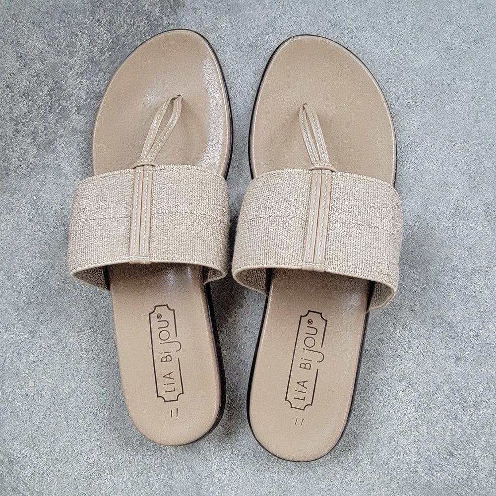 Women's Lia Bijou Flip Flop Thong Sandals,11